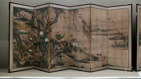 Хэйан Япония ширмы