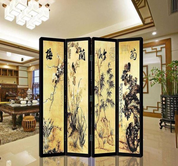 Японские ширмы бёбу 20 век