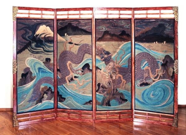 Японская ширма бёбу