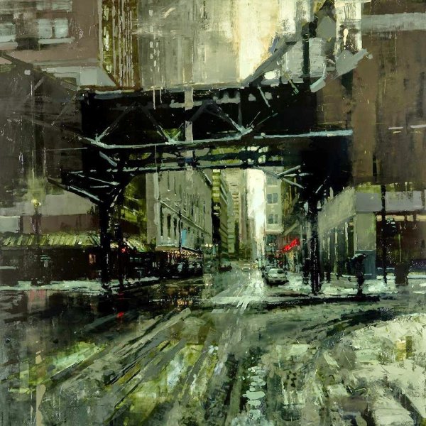 Джереми Манн урбанистические пейзажи