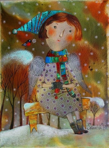 Наивная живопись Анна Силивончик