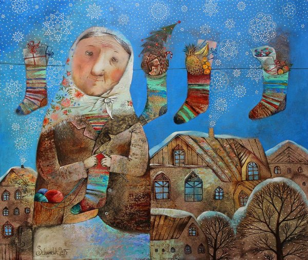 Наивное искусство Анна Силивончик