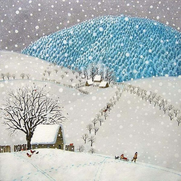 Художник Ольга Кваша зима