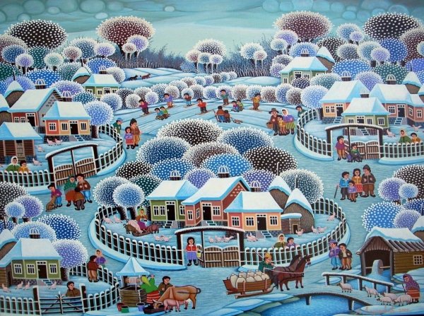 Милован Лазаревич наивная живопись