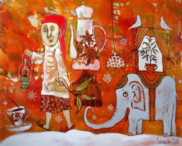 Анна Силивончик слон