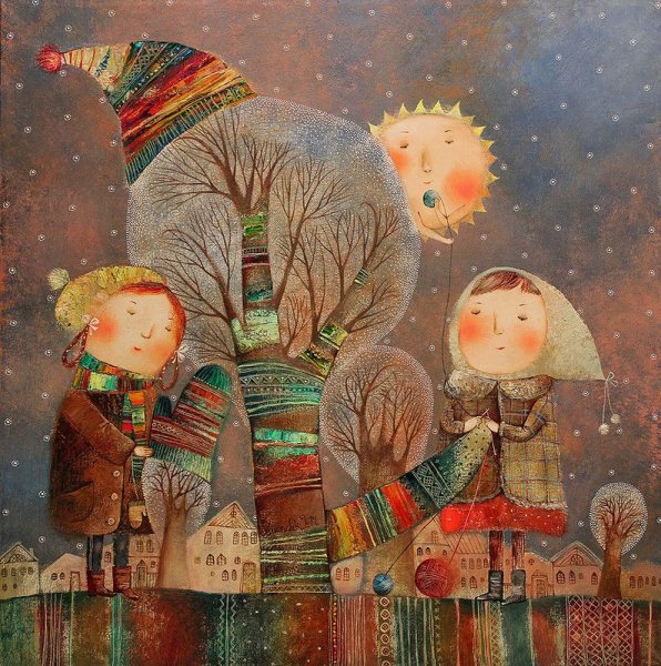 Наивная живопись Анна Силивончик