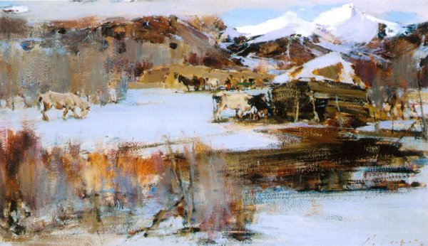 Николай Иванович Фешин пейзаж