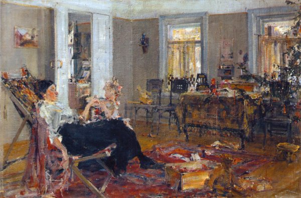 Николай Иванович Фешин ёлка 1917