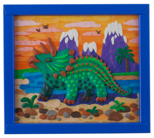 Пластилиновая живопись подводный мир