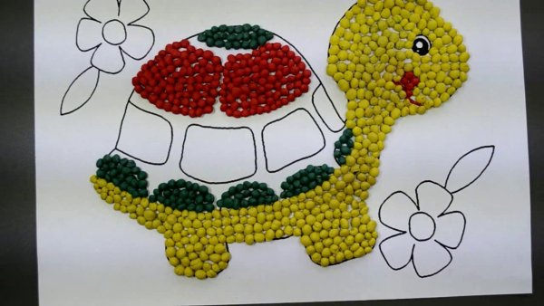 Пластилиновая живопись рельефная