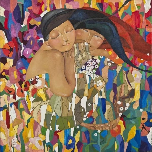 Казахская художница Akzhana Abdalieva