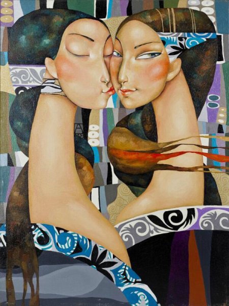 Художник Акжана Абдалиева