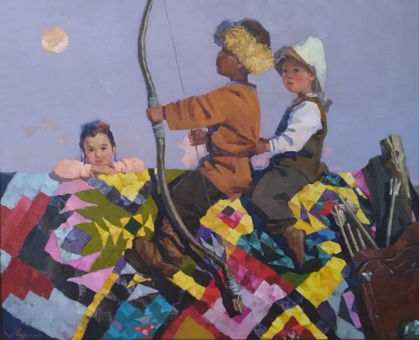 Казахстанский художник Кайрымбаев