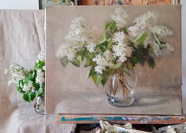 Живопись сирень Светланы Родионовой