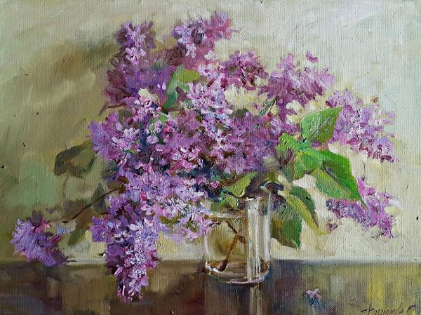 Живопись сирень Светланы Родионовой