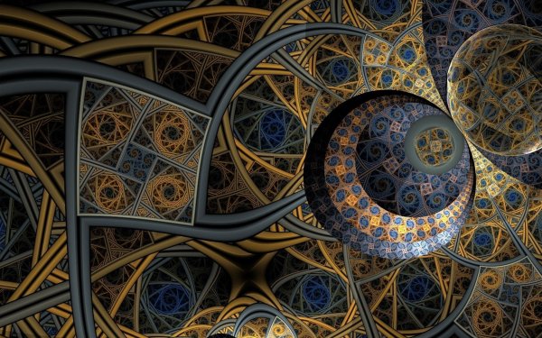 Мозаика Церковь сен-Флери фрактал