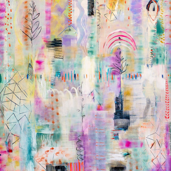 Акварельные паттерны