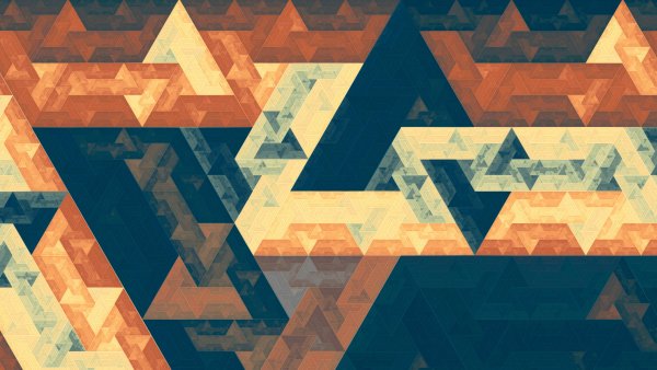 Абстракция из геометрических фигур