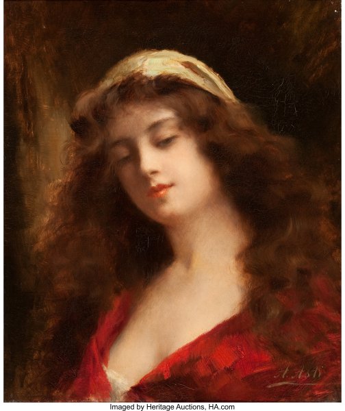 Эжен Блаас юная красавица