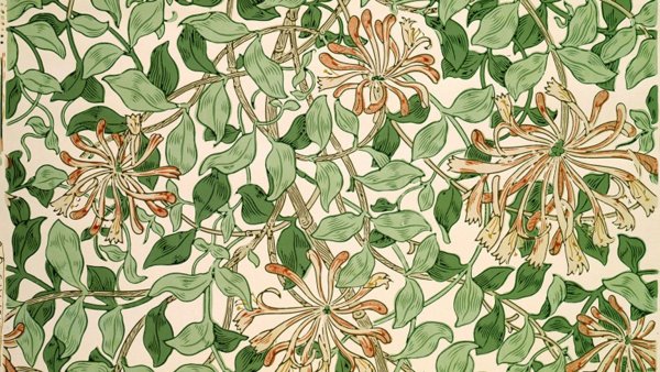 Тюльпаны изумруд Уильям Моррис