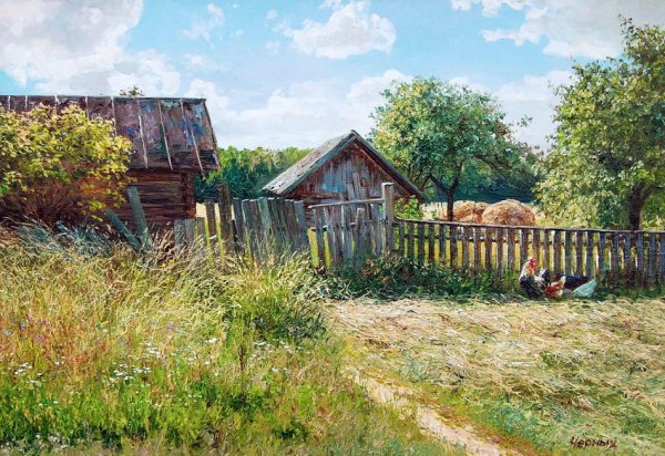 Художник Татьяна черных картины деревня