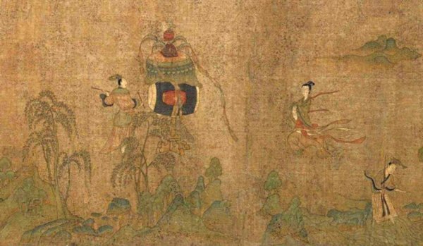 ГУ Кайчжи «живопись горы Юньтай