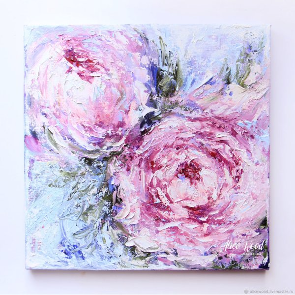 Картина пионы