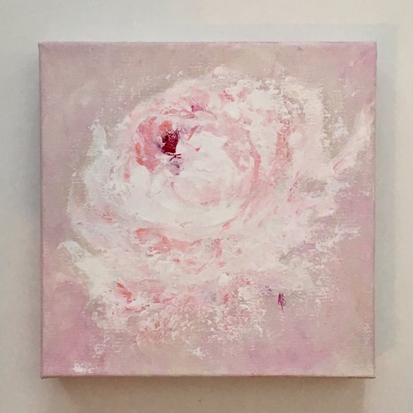 Картина пионы абстракция