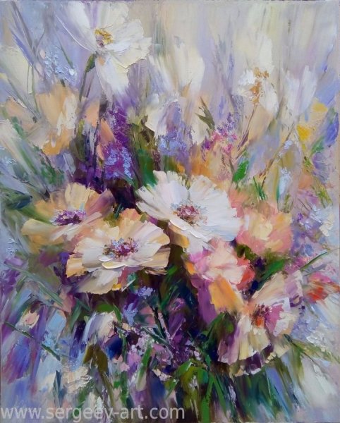 Живопись мастихином картины Сергеев художник картины