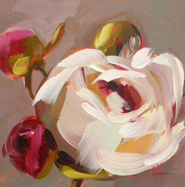 Аннет Логинова картины пионы