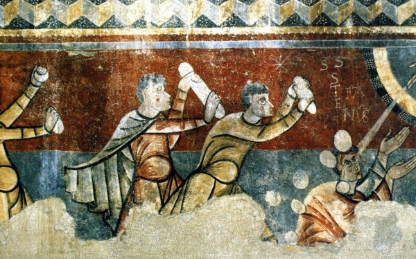 Французские фрески средневековые