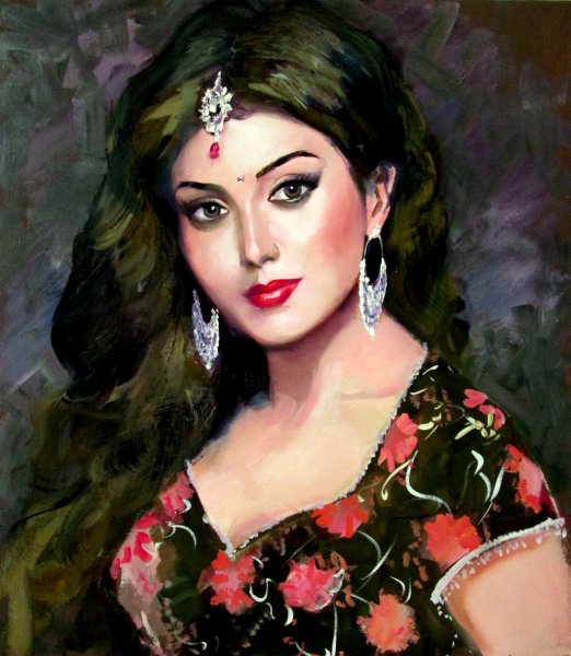 Восточная красавица живопись