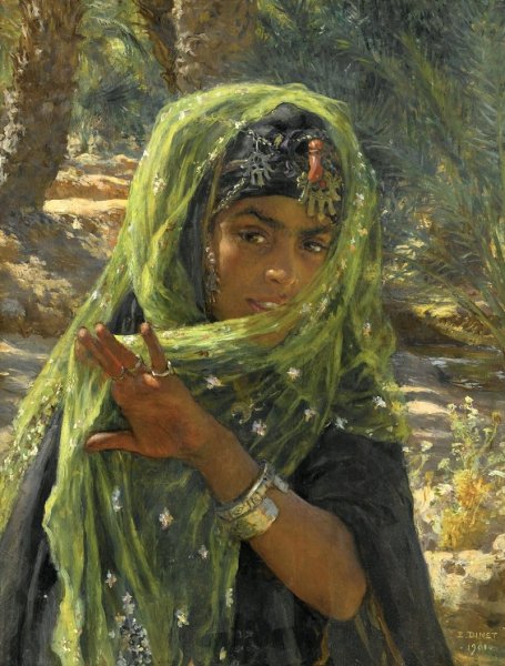 Алжирский художник. Hocine Ziani