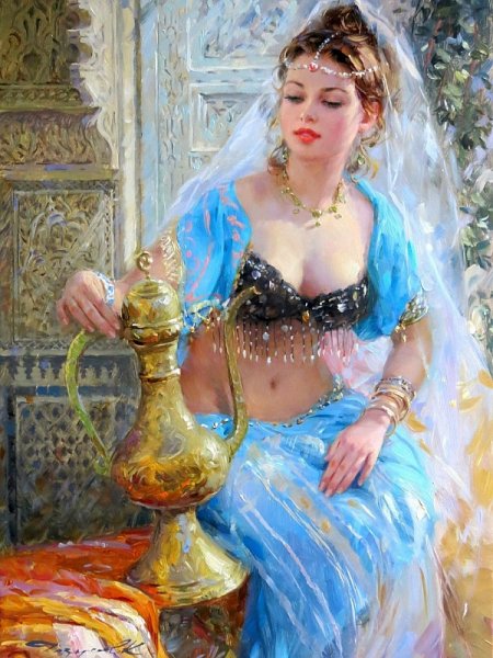 Индийский танец в живописи