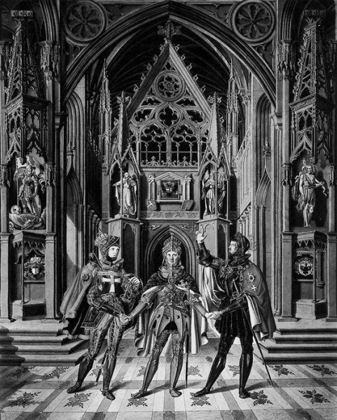 Готика живопись средневековья