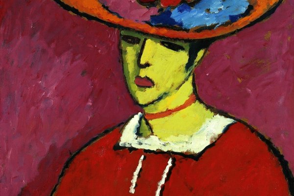 Явленский Шокко в широкополой шляпе