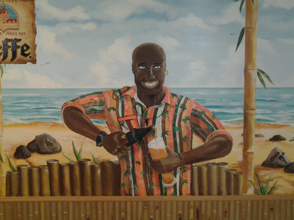 Портрет маслом темнокожих людей