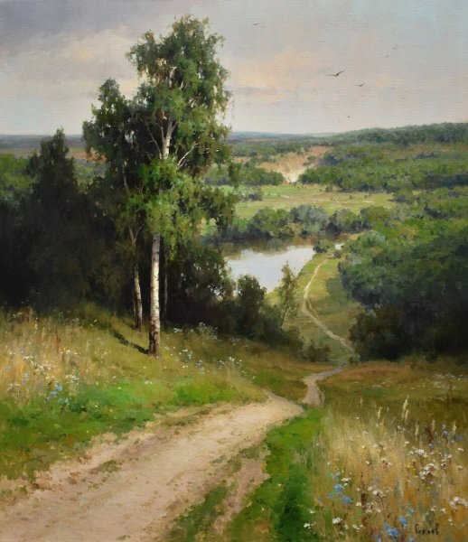 Художник Роман Божков пейзажи