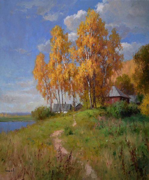 Живопись пейзажи Роман Божков