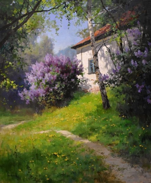 Пейзажи художника Божкова романа