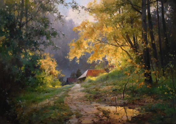 Художник Роман Божков картины пейзажи