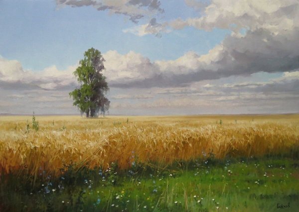 Пейзажи художника Божкова романа