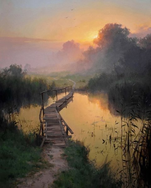 Художник Роман Божков пейзажи