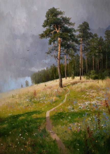 Живопись пейзажи Роман Божков