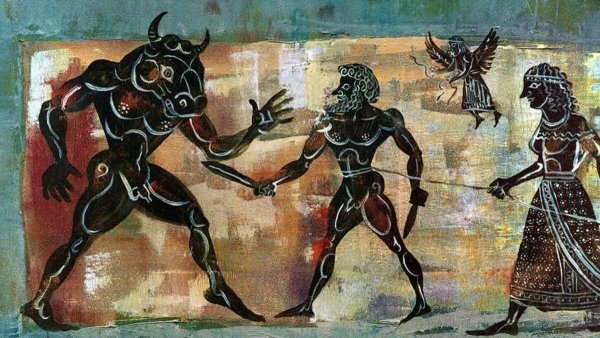 Минотавр древняя Греция