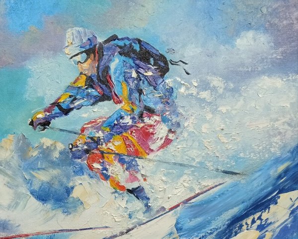 Дейнека лыжники