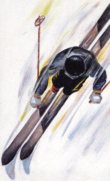 Композиция на лыжах