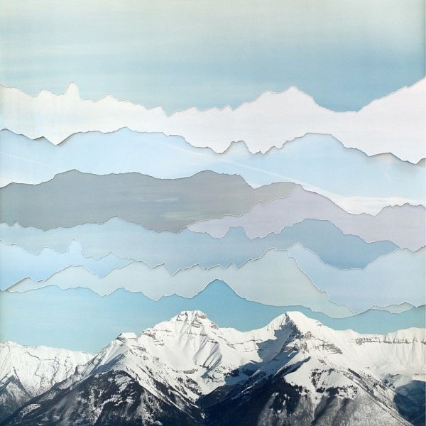 Картина горы абстракция