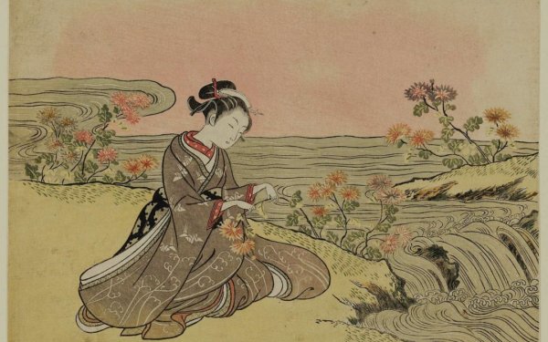 Японская Ксилография Садзуки харнабо