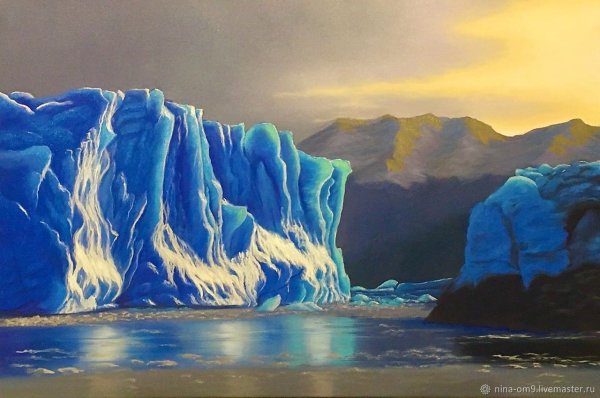 Айсберги чёрч картина